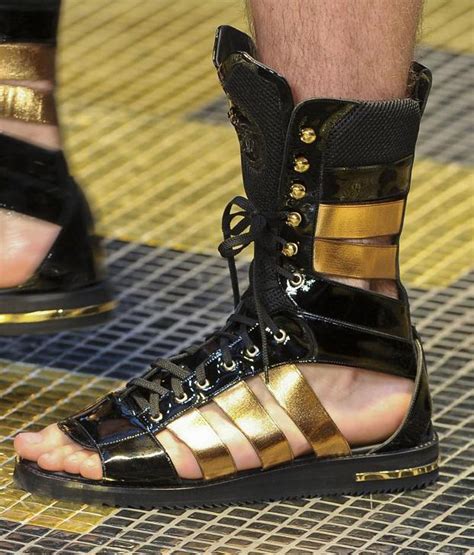 versace gladiator sandals mens|versace flip flops men's.